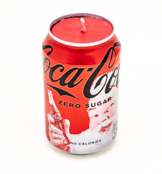 Christmas Coke Can Candle