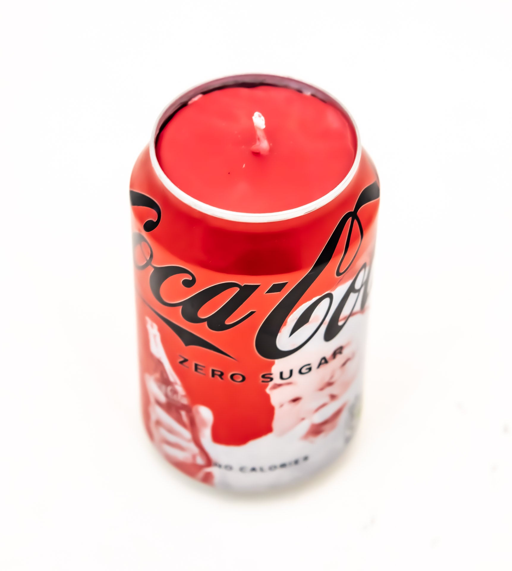 Christmas Coke Can Candle